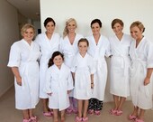 8 Bridesmaids gifts Kimono Spa Robes Custom made