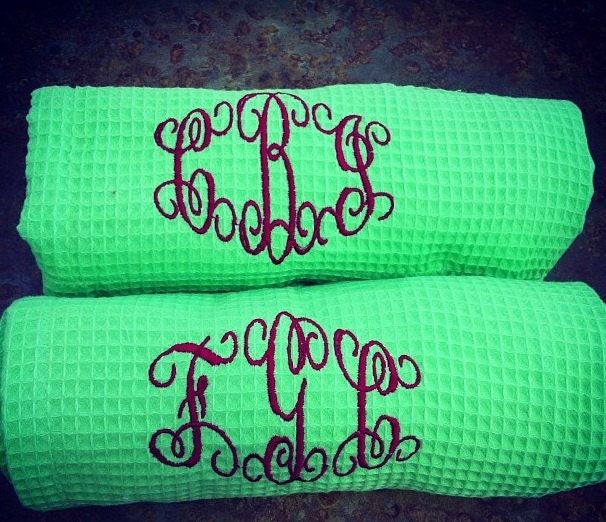 10 Personalized Spa Wraps Great for Wedding Gifts Bridesmaid Gifts Custom made