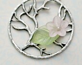 Tree Necklace, Flower Necklace,  Tree Pendant Necklace
