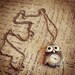 Brass Owl Quartz Pocket Watch Pendant Necklace