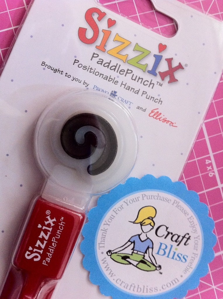 Sizzix Paddle Punch Swirl 38-0830 New Il_570xn