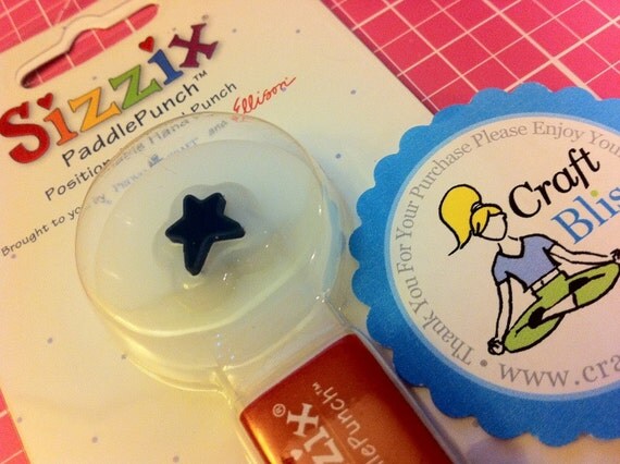 Sizzix Paddle Punch Star Primitive No.2 38-0825 Brand New in Package Il_570xn