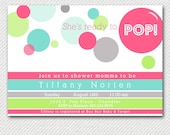 PARTY PRINTABLE - Ready to Pop Baby Shower - Printable Party Invitation - Petite Party Studio Il_170x135