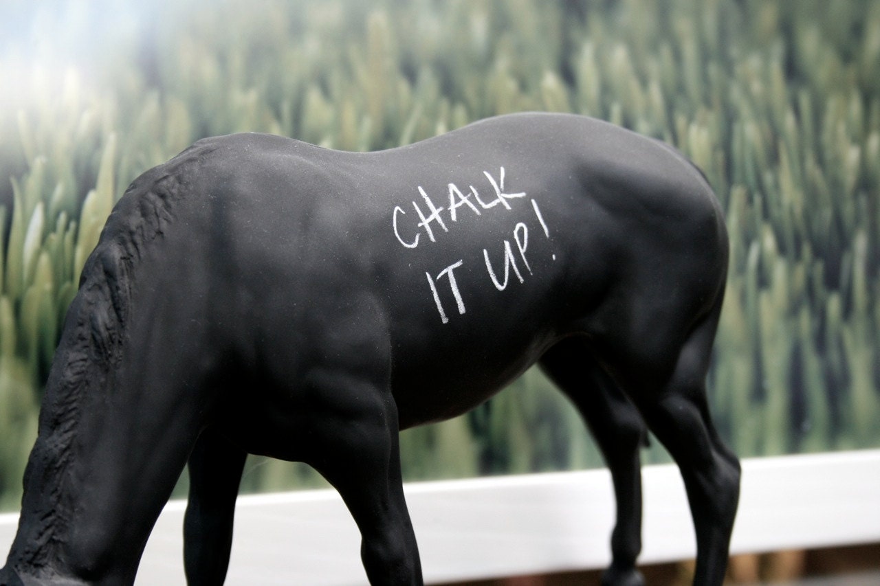 The Original Chalkboard Horse - Octavius