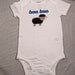 farm baby/toddler shirt or bodysuit  "baa baa black sheep" in sizes NB to youth