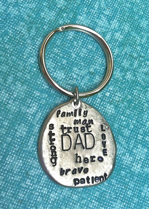 For Aleasha..NEW-DAD Keychain-Funky Subway Art Style