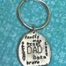 For Aleasha..NEW-DAD Keychain-Funky Subway Art Style