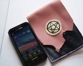 Pink Pentagram Smart Phone Clip Case