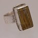 Rutile Quartz Ring in Sterling Silver, Size 8