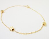 Tiny Gold Star Gold Filled Bracelet - wish bracelet, gift ideas, best friend gift, birthday gift, for her, gift under 20