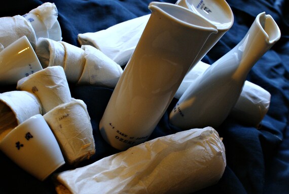 Please do not purchase RESERVED for Suminpink-Ozeki A-1 Sake of Japan Vintage Set