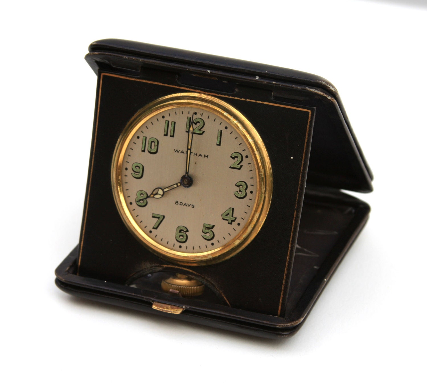 Waltham Travel Clock- 8 Days pocket watch