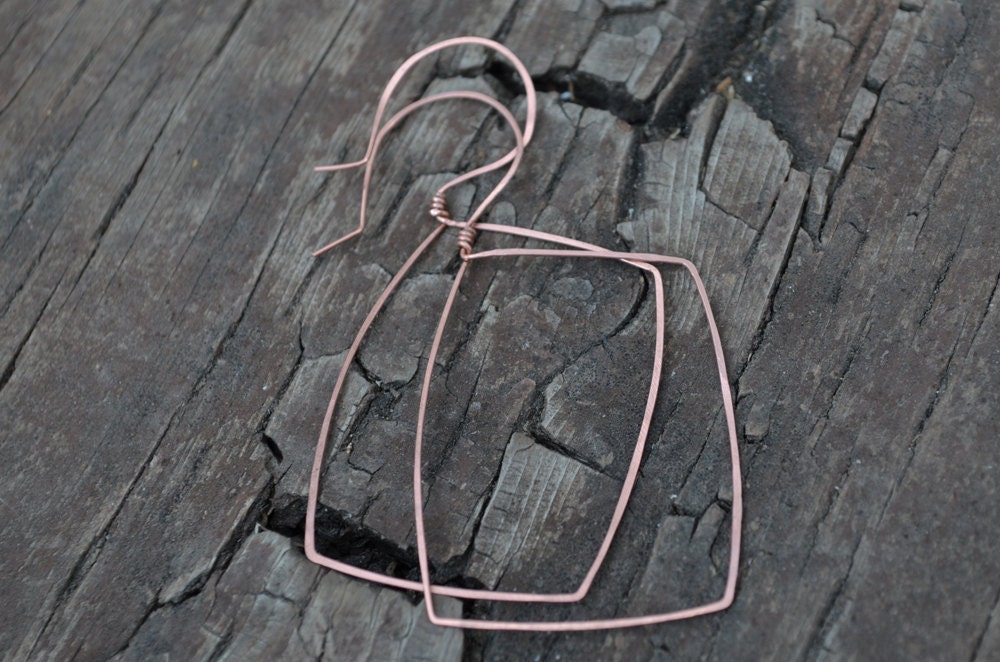 Alana Earrings - Pure Copper