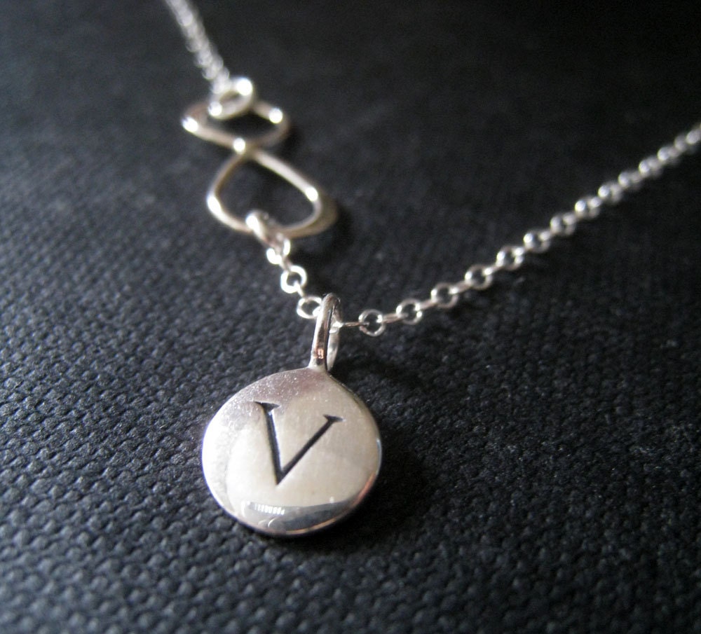 Infinity initial necklace, personalized necklace, silver infinity necklace, initial necklace
