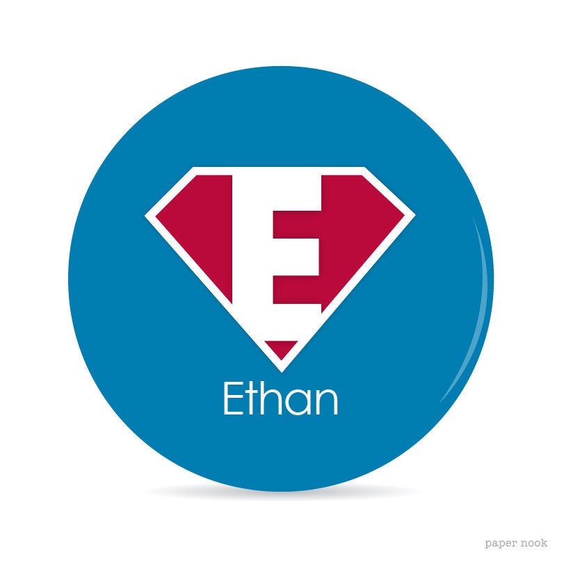 Superhero Personalized Plate - Melamine