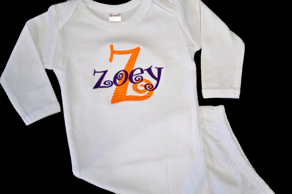 Personalized Baby Infant Gown