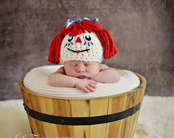 Free Raggedy Ann Crochet Hat Pattern