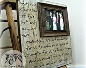 Personalized Parents Wedding Frame Sign Bride Groom Today is a Celebration Decor Decorations Bridal Showers Photo Booth Mom and Dad 16 X 16