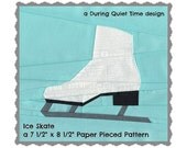 Ice Skate Paper Pieced Pattern