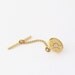 Rhinestone Starburst simple gold tone Tie Tac