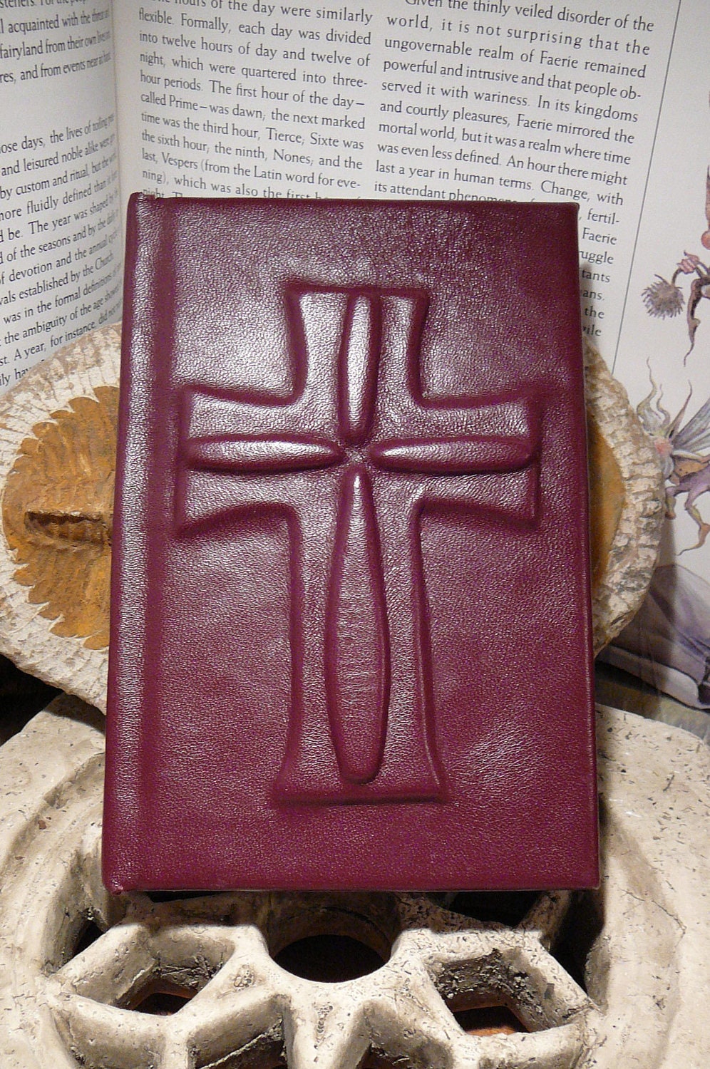 Cross Journal(Burgundy leather)