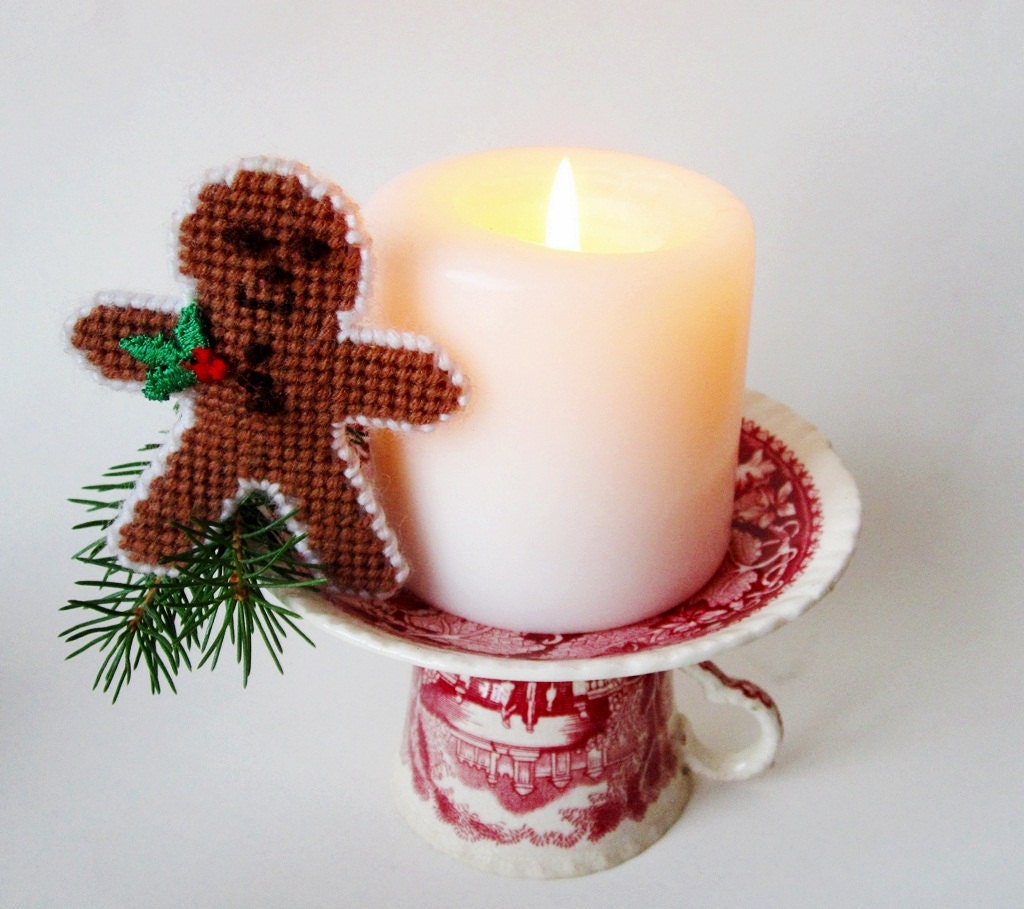 Upcycled Masons Vista Demitasse into Antique Cup and Saucer Candlestick