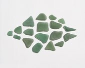 Barbados Green Sea Glass Surf Tumbled for Jewelry Making and Home Decor