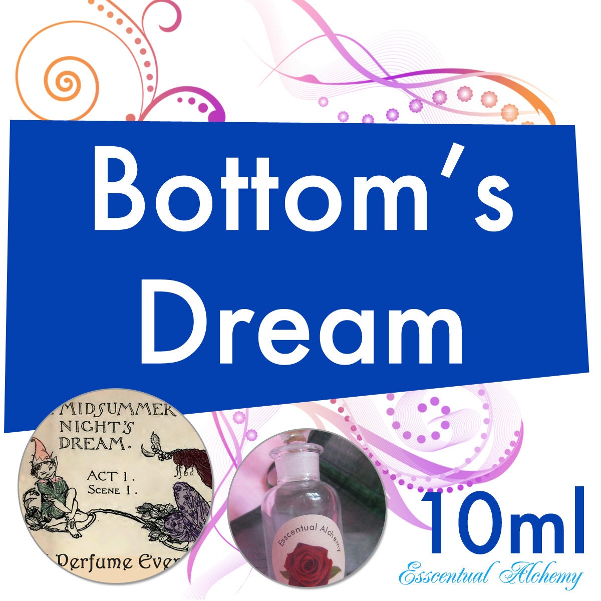 Bottom's Dream Natural Perfume Pure Botanical Womens Fragrance