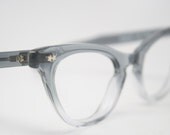 Grey Fade cateye glasses vintage 1950s eyewear cateye frames