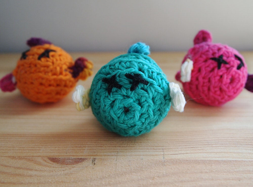 Cat Toy : 3-Pack Catnip Blowfish