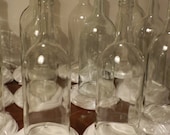 10  CLEAR Wine Bottle Candle Holder Hurricane Lamp Centerpieces