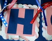 Baseball Themed Happy Birthday Banner - Personalization Available