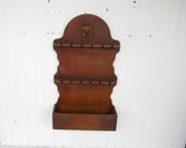 Vintage Wooden Spoon Shelf