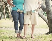 Save the date Wedding Banner, engagement pictures - photography prop, photo prop, wedding photos, you pick colors, small hand held banner