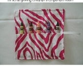 Zebra Birthday, Pink Zebra, Party Favor, Crayon Rolls,