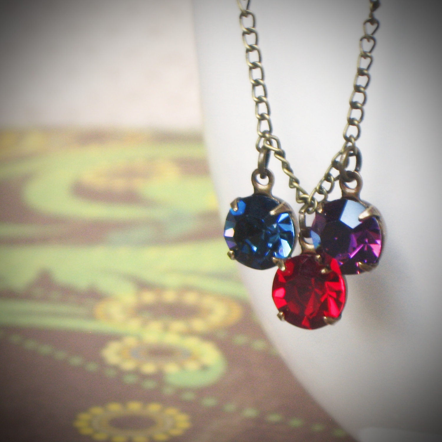 Custom Bridesmaid Necklace, Wedding Party Gift, Birthstone, Charm Style, Personalized