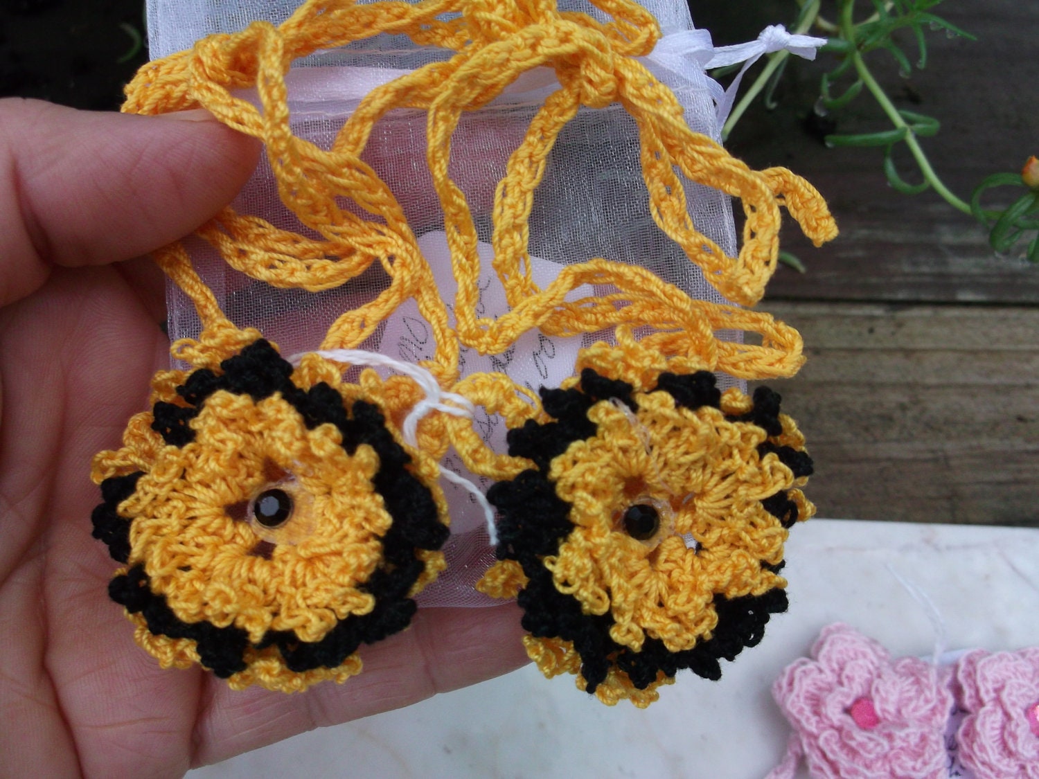 Gold and Black Baby Barefoot Sandals