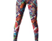 Multicolor Navajo Tribal Leggings (((FALL/WINTER '12/'13)))
