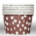 Dot Brown Portion Candy Baking Cups - Qty 20