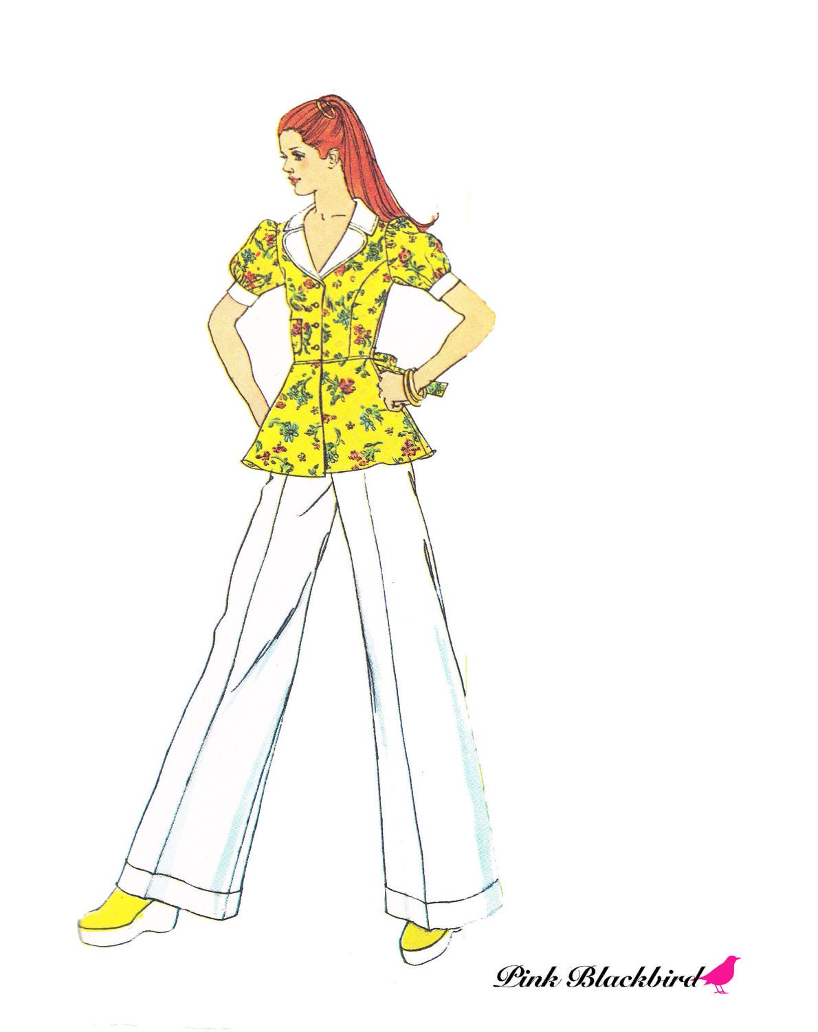 70s Jacket Sewing Pattern/ Vintage 1970s UNCUT Simplicity Unlined Jacket and Pants Sewing Pattern 5630
