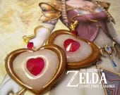 Heart Piece Earrings - Legend of Zelda - Nintendo - A Portion of the Proceeds Go To Charity