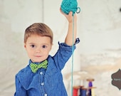 Boys Bowtie - Holiday Polkadots