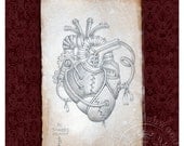 THE TINKER'S HEART - steampunk heart art print - Brigid Ashwood