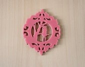 Retro Pink Coasters Acrylic / Girl Next Door / Girl with Gun / Retro Pink