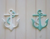 Cast Iron Anchor Wall Hook - PICK YOUR COLORS