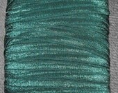 5 yards 5/8" FOE  Pine Green Elastic 5/8 inch
