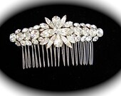 Swarovski Bridal Comb - large bridal comb, custom Wedding Accessory, rhinestone wedding comb, handmade bridal comb, bridal barrette