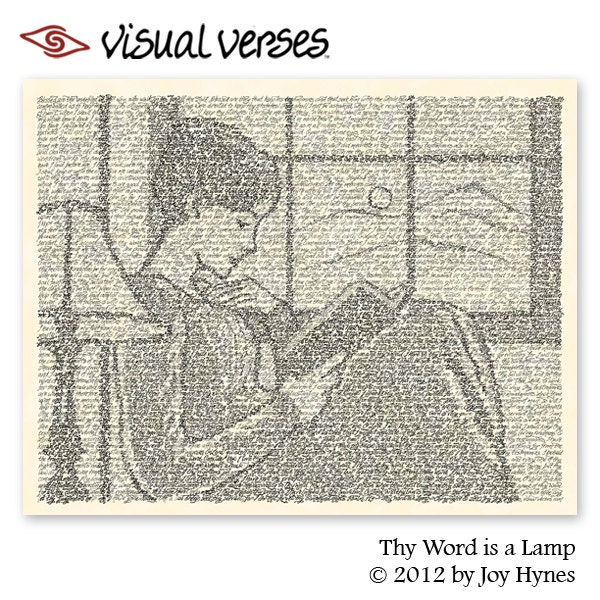 Thy Word is a Lamp wall art