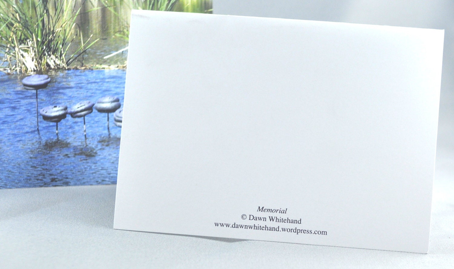 Blank Greeting Card set of 4 featuring Ceramic Installation Image : suitable for any occasion