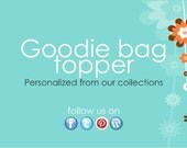 Printable Goodie Bag Toppers Design- DIY File - Customized to Match Your Theme Il_170x135